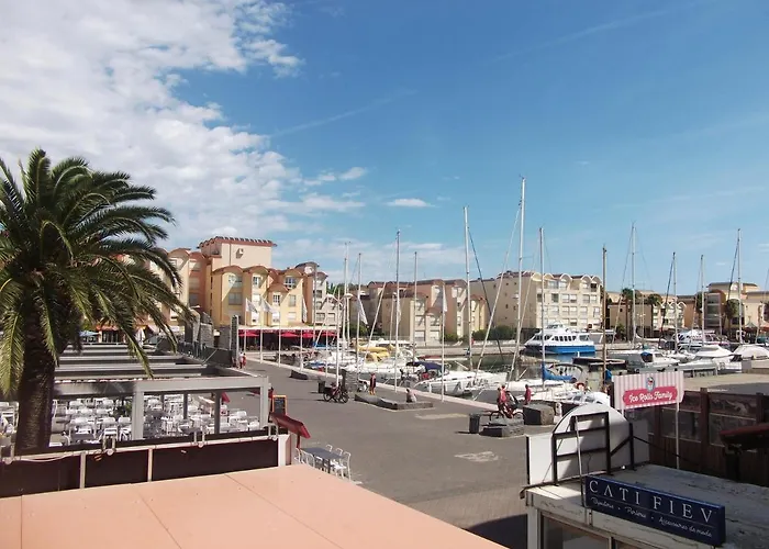 Studio Sur Le Port, Climatisation, Wifi, Piscine, Lave-Linge