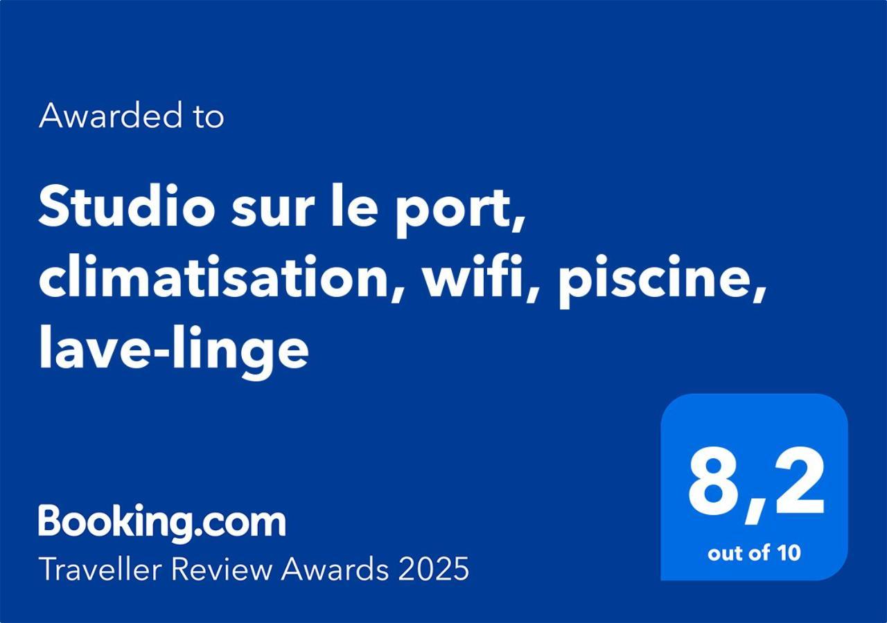 Sur Le Port, Climatisation, Wifi, Piscine, Lave-linge *